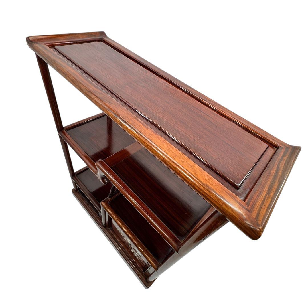 古美術柳 唐物 唐木 螺鈿違い茶棚 煎茶棚 器局