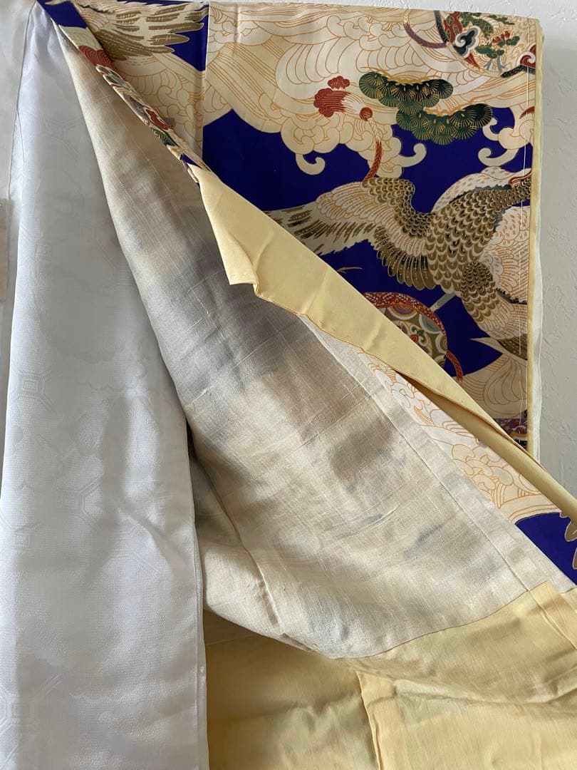 美品　七五三　3歳　アンティークお着物セット　正絹　総絞り被布　雪駄