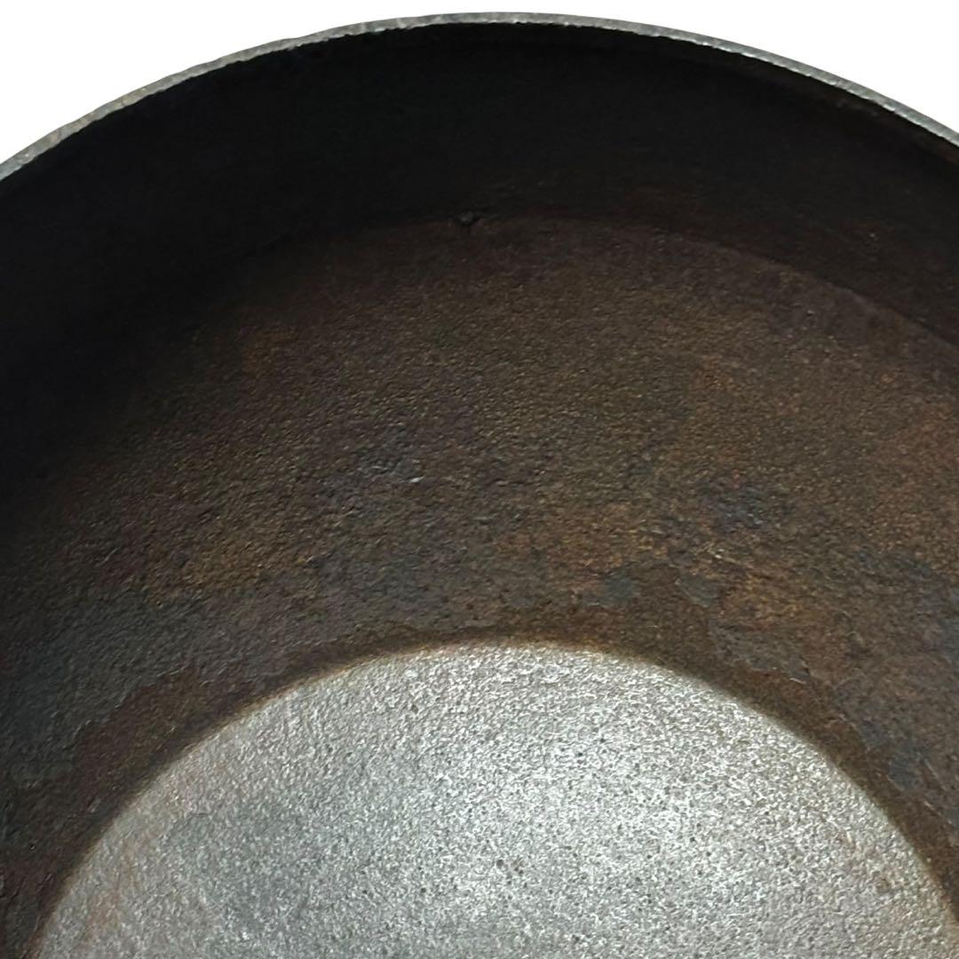 鉄製　羽釜　直径30㎝（ツバ40㎝）高さ25㎝