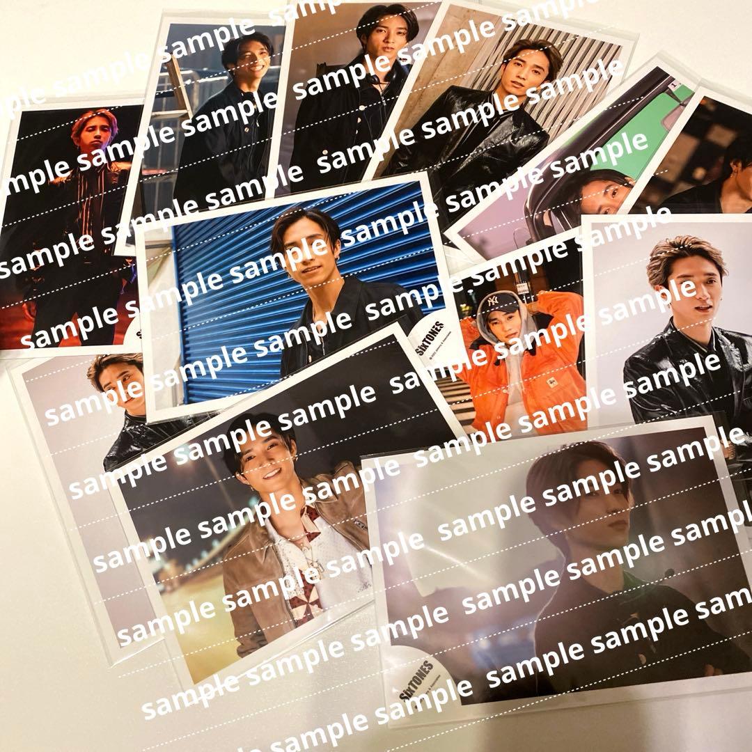 SixTONES 公式写真 フォトセット ジェシー 京本大我 松村北斗 髙地優吾