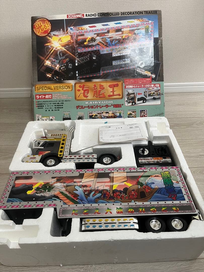 デコトラ トレーラー ラジコン トイコー 海龍王　ジャンク トラック