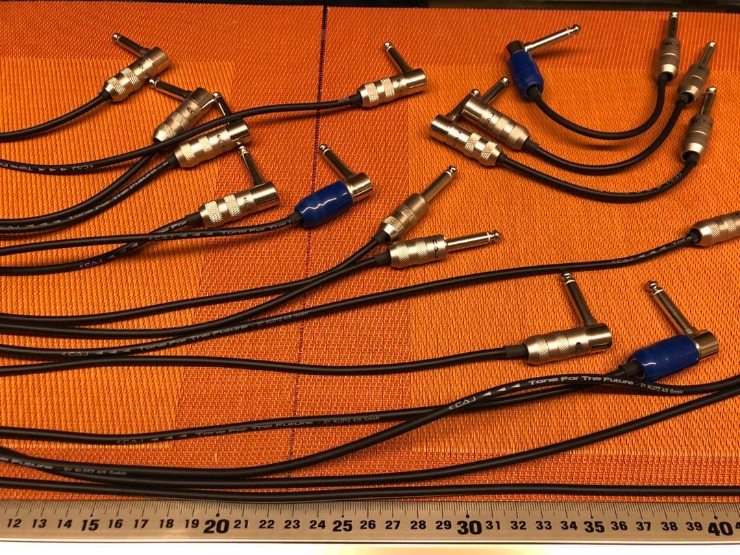CAJ KLOTZ エフェクター用高級パッチケーブル各種　17本