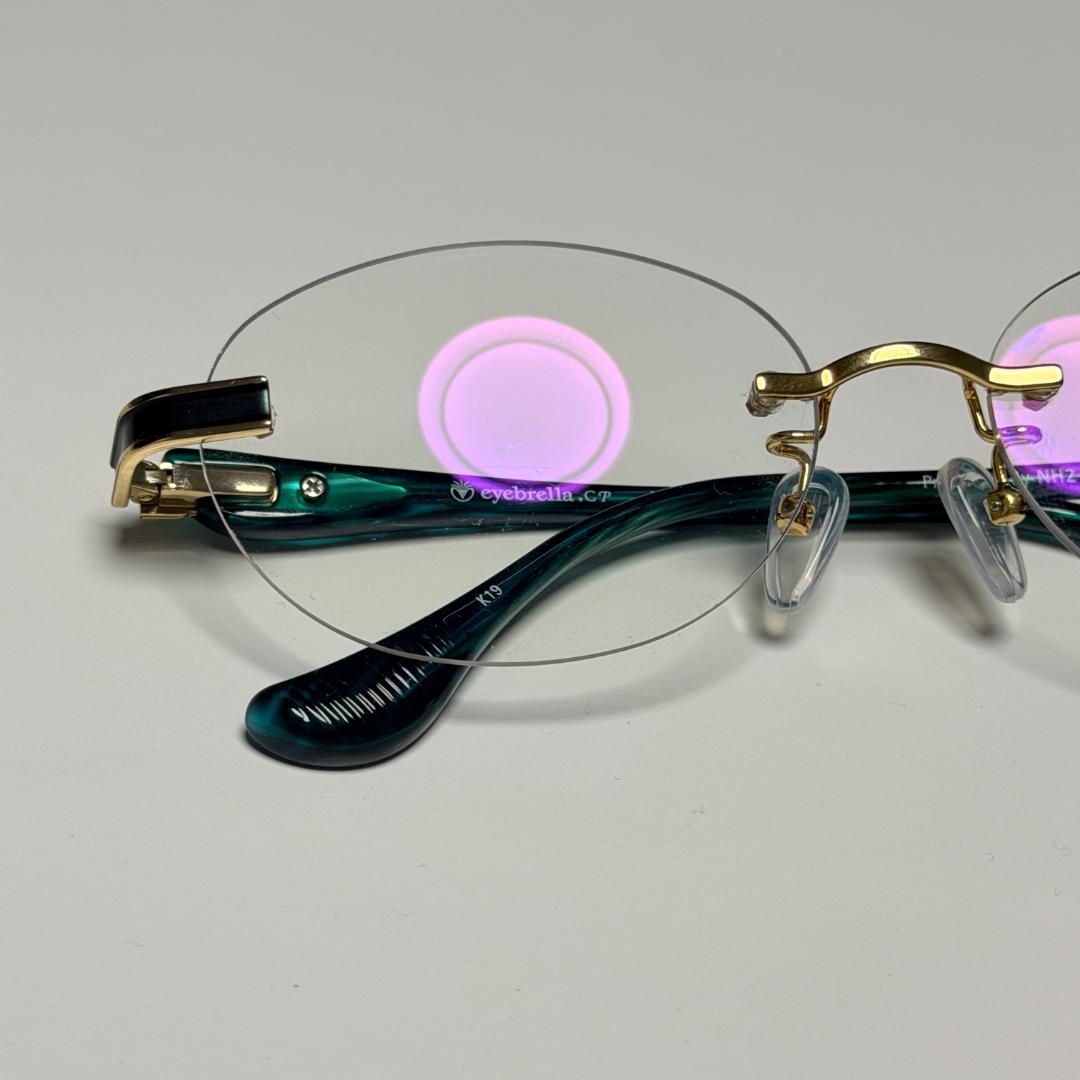 eyebrella.CP アイブレラ ツーポイント リムレス 縁無し 眼鏡