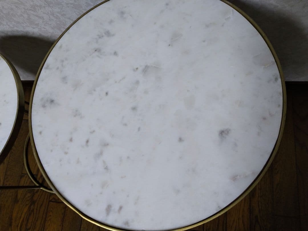 zara ザラホーム・大理石ネストテーブル・丸テーブル・大理石