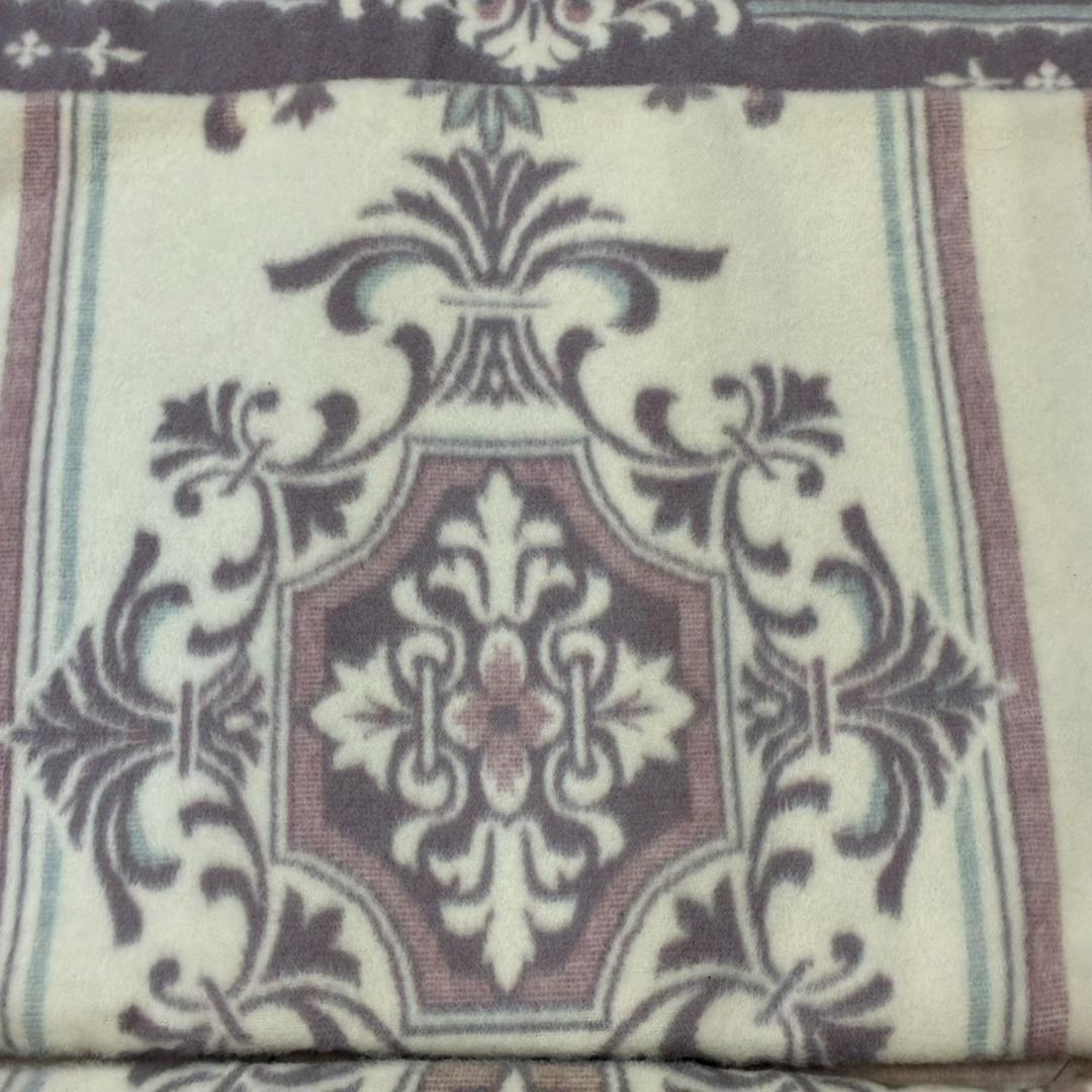 未使用　ニッケ　純毛毛布　カシミヤ入　2枚組　ウール　日本毛織