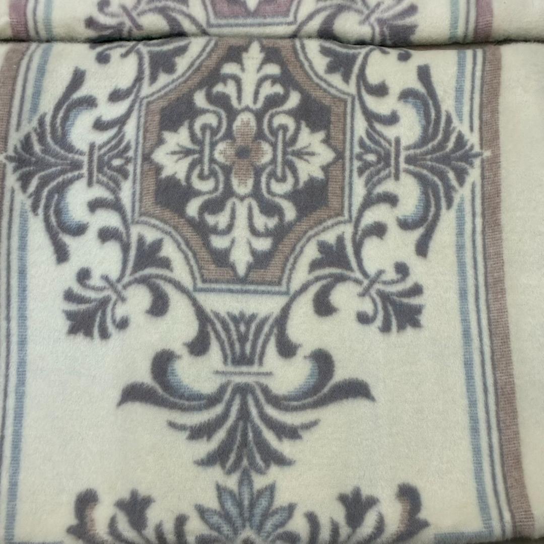 未使用　ニッケ　純毛毛布　カシミヤ入　2枚組　ウール　日本毛織