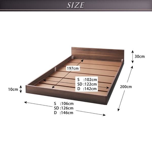 yyシンプルフロアベッド llano (マットレスセット)シングル