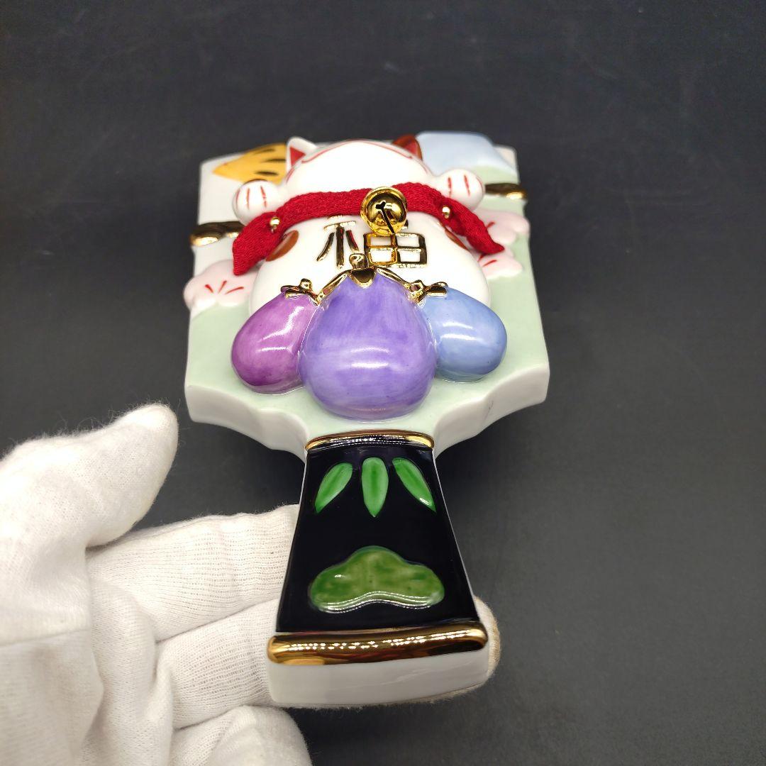 ⭐️新品 未使用品⭐️道楽堂 猫舎 本舗 羽子板置物