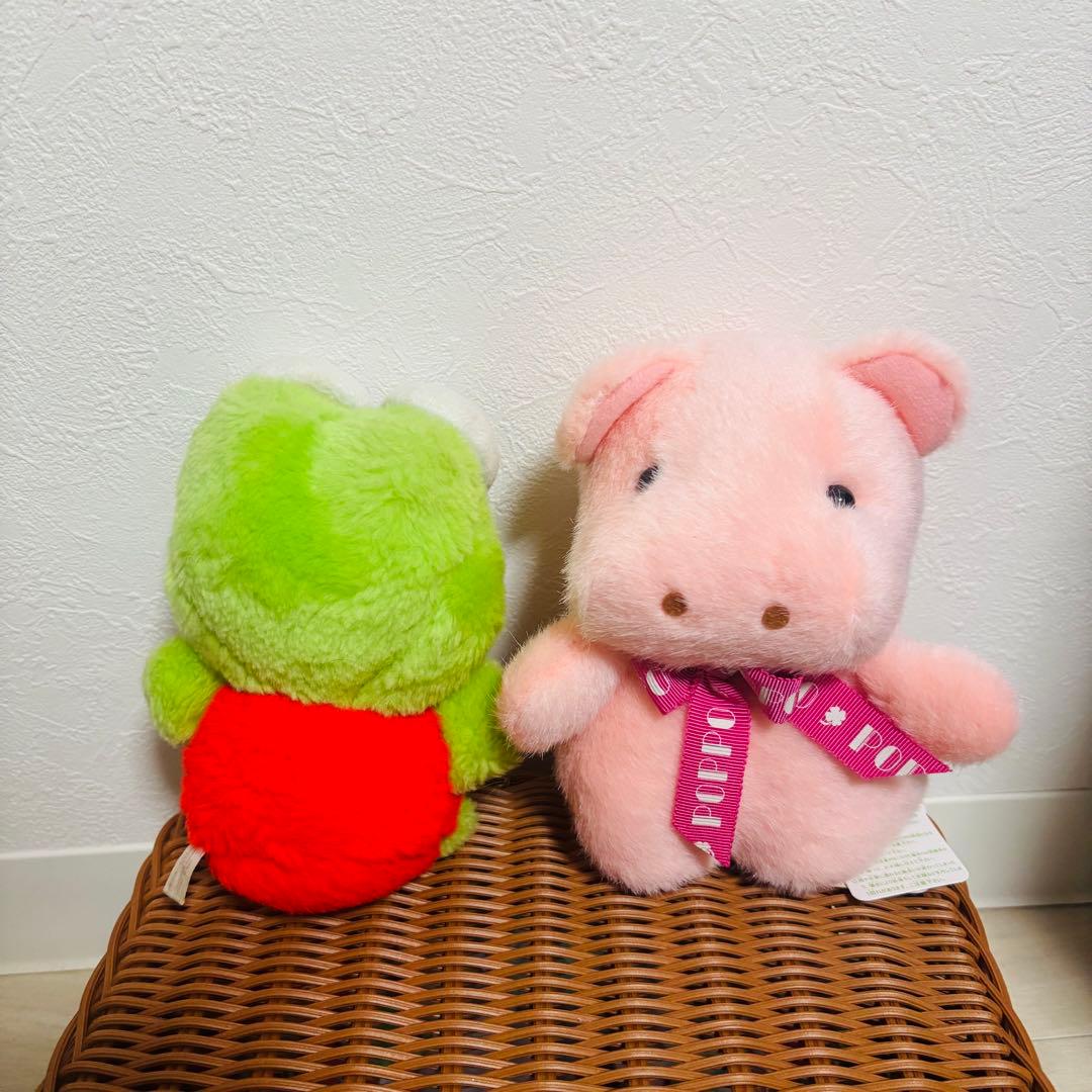 ぬいぐるみ　カバ　TAKENOKO けろっぴ　ジョイフルメイト　すあだ　ぶた