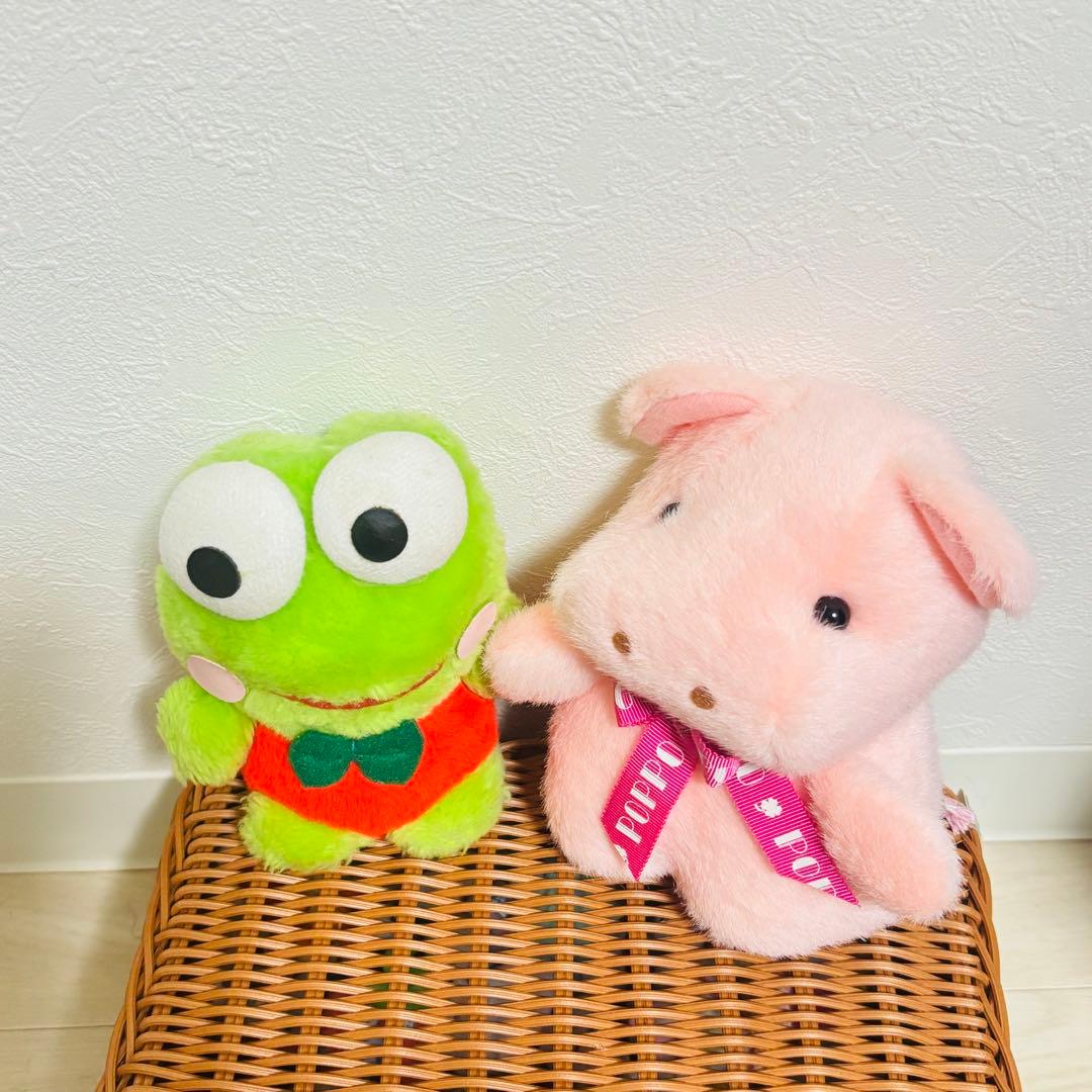 ぬいぐるみ　カバ　TAKENOKO けろっぴ　ジョイフルメイト　すあだ　ぶた