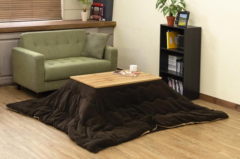 《新品・送料無料》モダンリビングコタツ　90×50　OAK/VBR/WAL