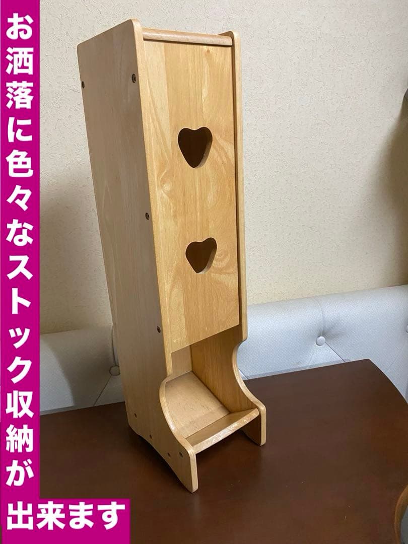 カントリー♦️ハンドタオルホルダー♦️ペーパーストック棚♦️ナチュラルブラウン♦️送料込