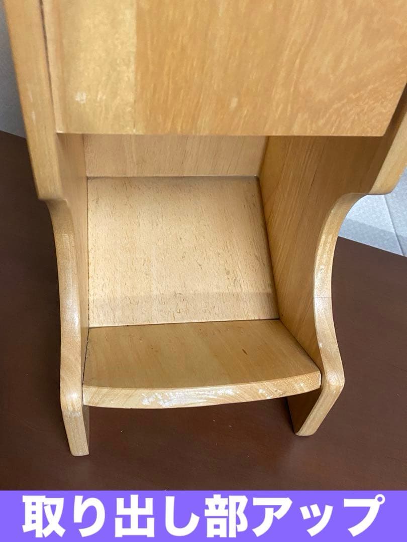 カントリー♦️ハンドタオルホルダー♦️ペーパーストック棚♦️ナチュラルブラウン♦️送料込