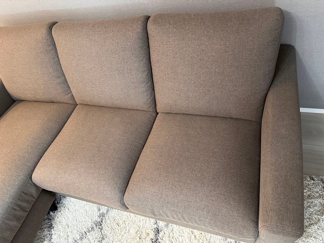 ニトリ　カウチソファ3人掛け　Nシールド