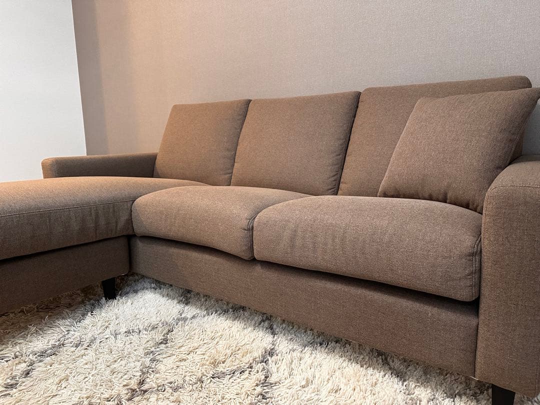 ニトリ　カウチソファ3人掛け　Nシールド