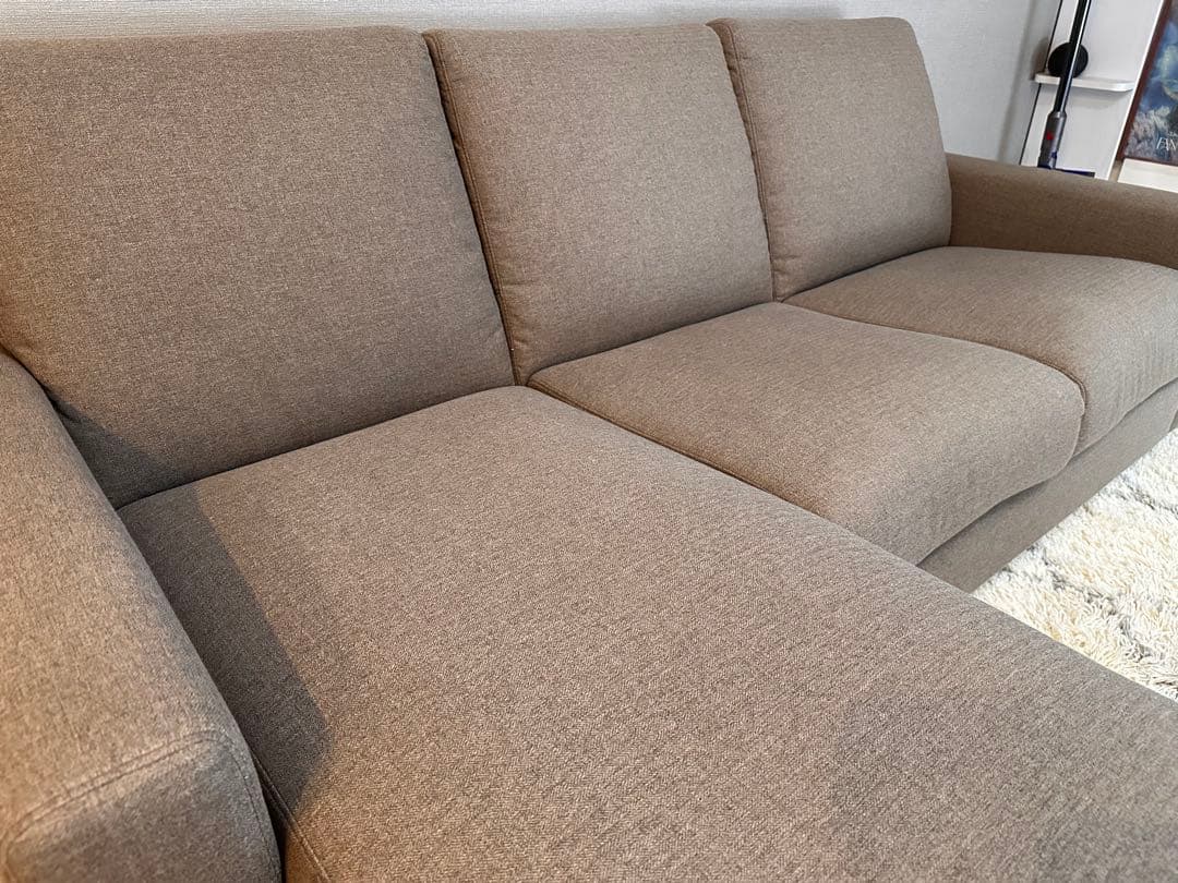 ニトリ　カウチソファ3人掛け　Nシールド