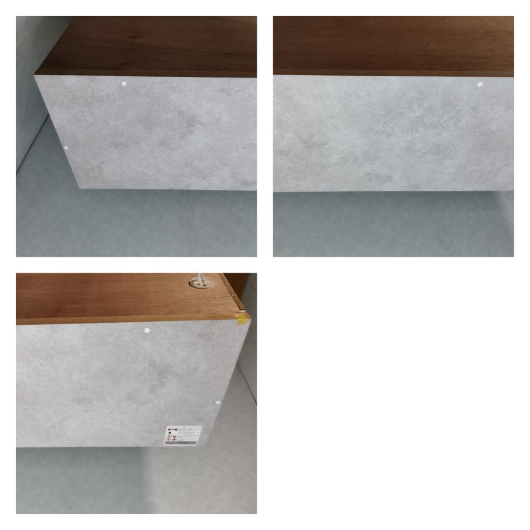 K☆141 パモウナ 食器棚 RU オープンタイプ 未使用キズ有り品