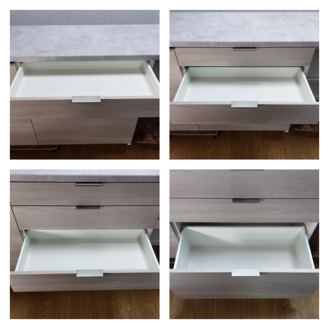 K☆141 パモウナ 食器棚 RU オープンタイプ 未使用キズ有り品