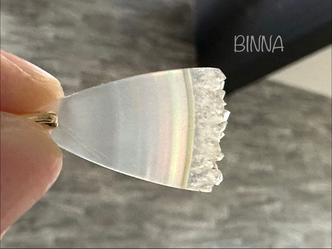 【Kaya】 ✴︎14kgf✴︎ アイリスアゲート ドゥルージー ピアス