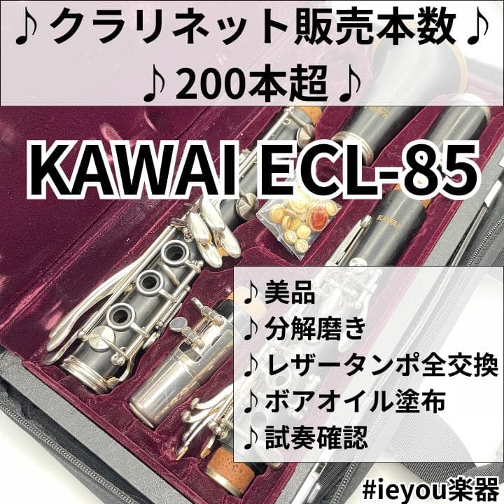 レザータンポ全交換】クラリネット KAWAI ECL-85 - メルカリ