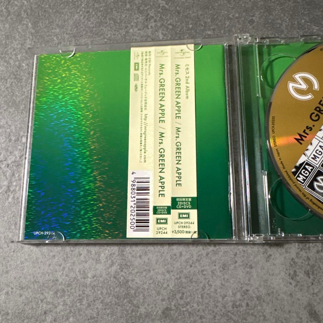 Mrs. GREEN APPLE 初回限定盤 ミセスグリーンアップル - メルカリ