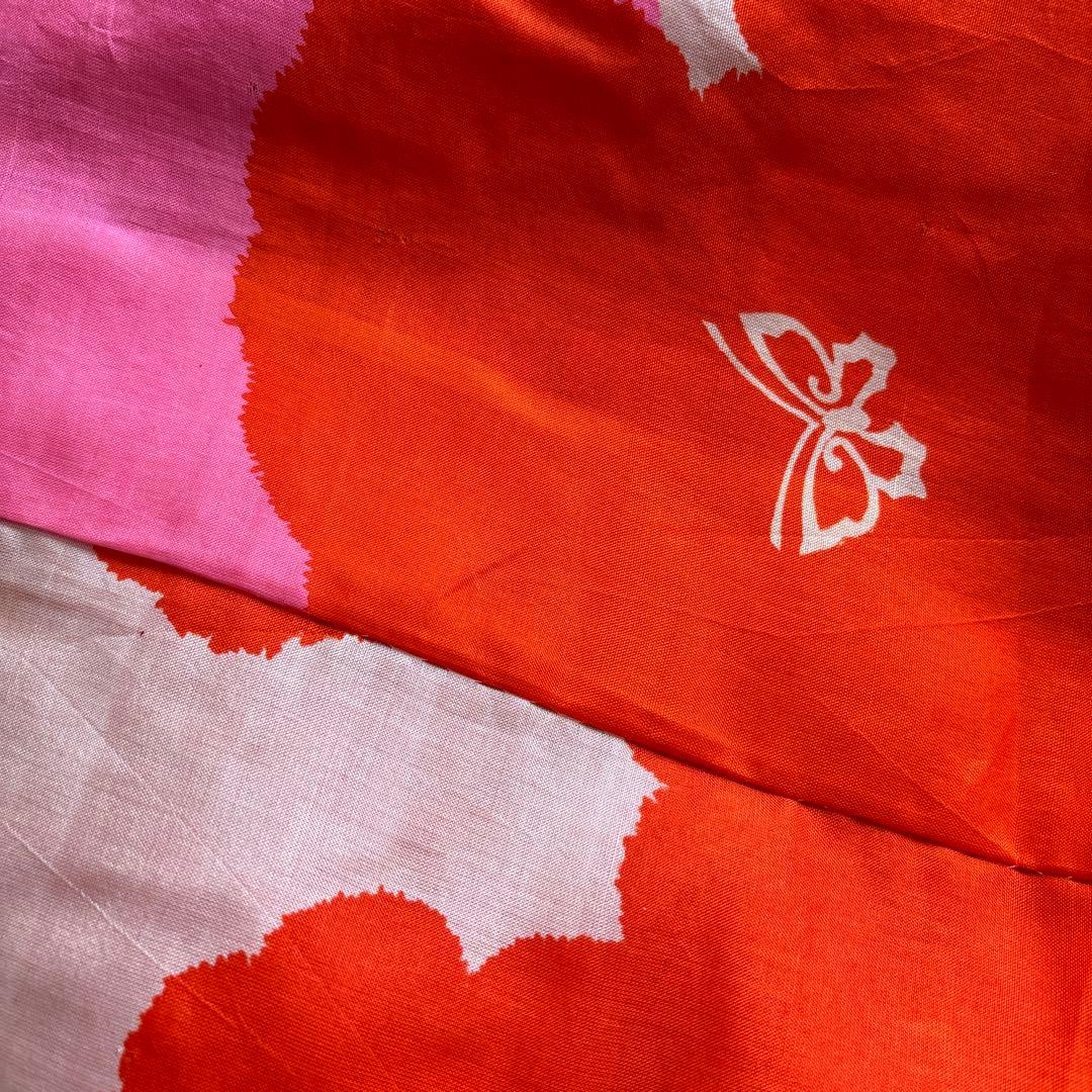 七五三　七歳　正絹アンティーク着物長襦袢