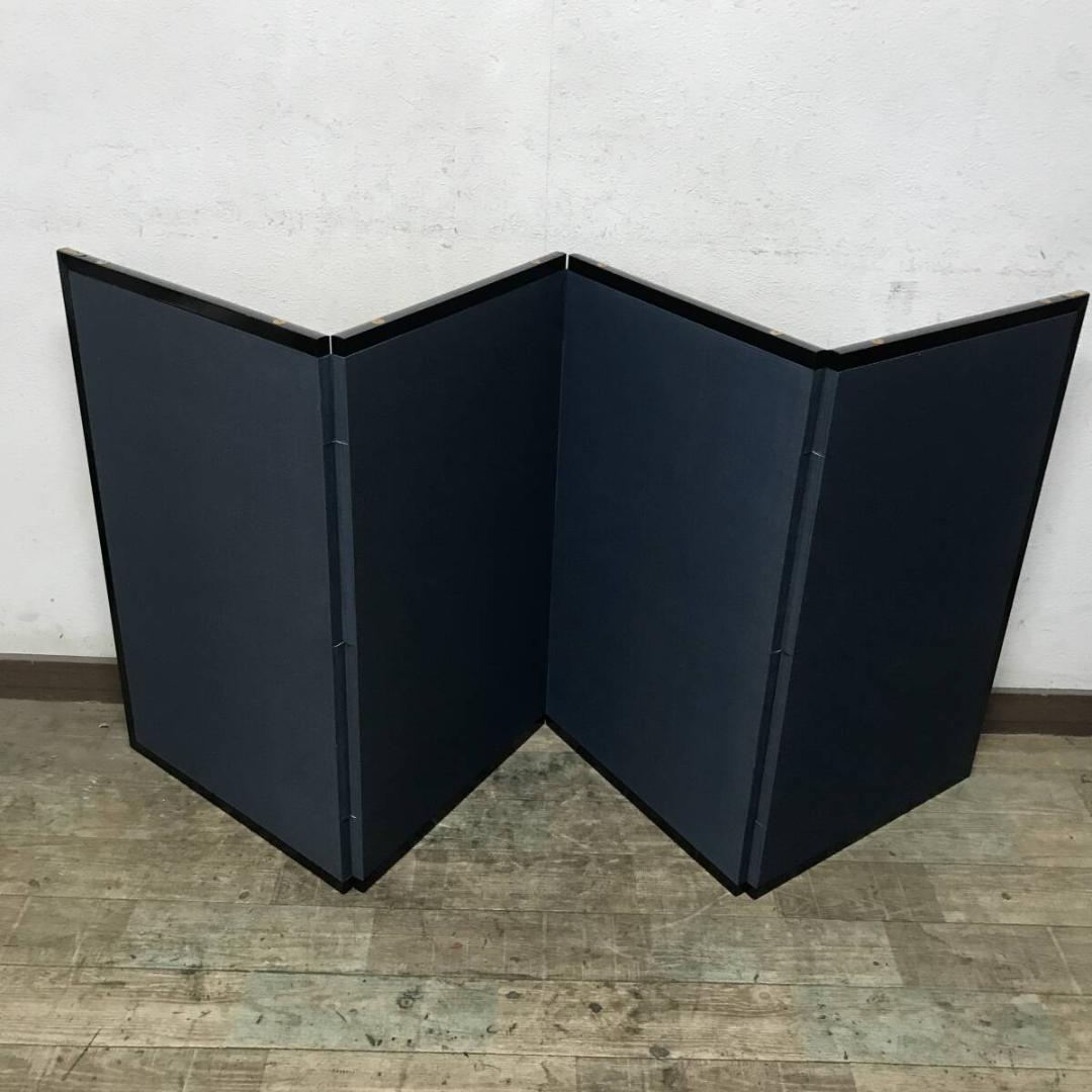 春嶺銘 節句屏風 四曲一帖 海魚図 屏風 幅約165㎝ 背景 節句飾り