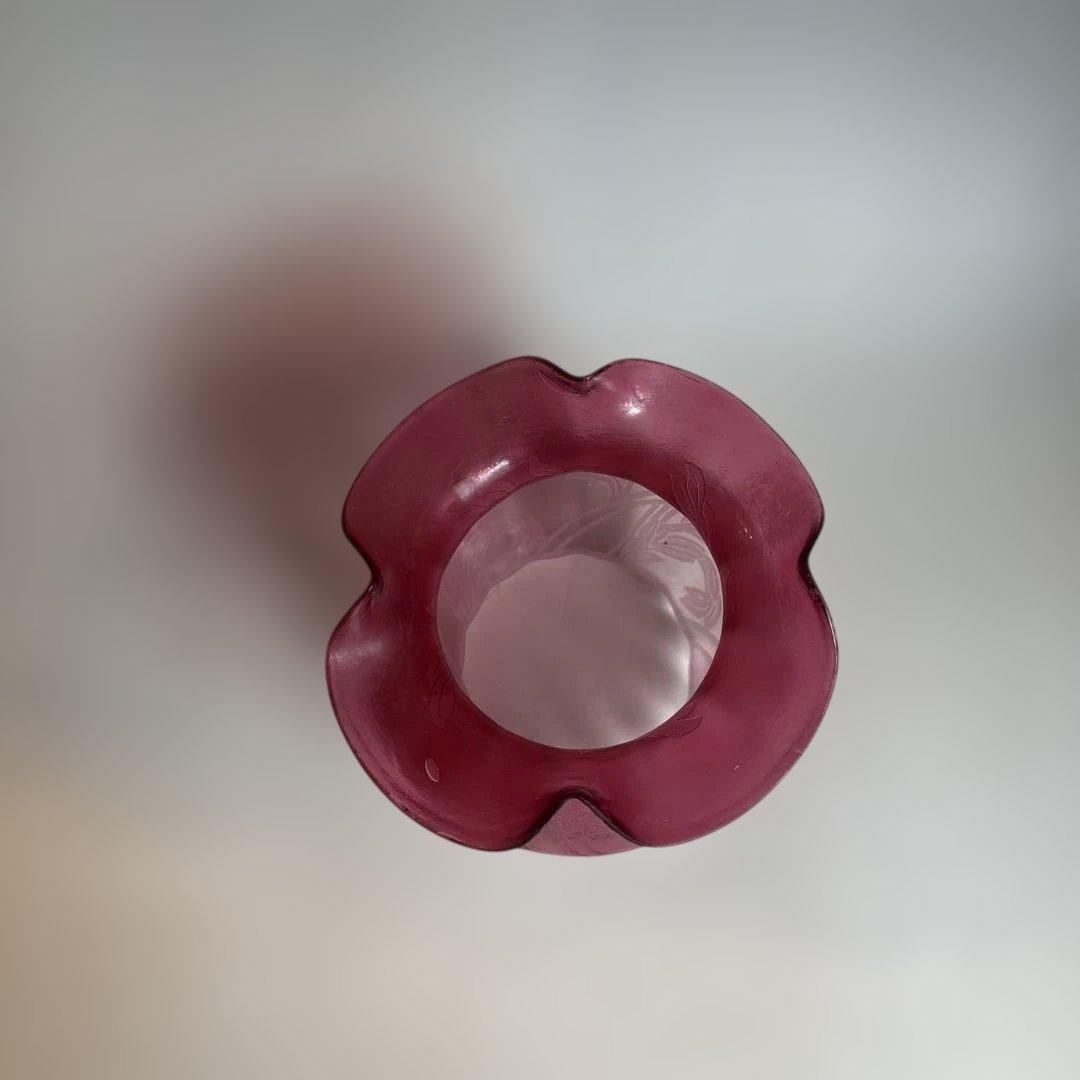 アンティークガラスランプカバー