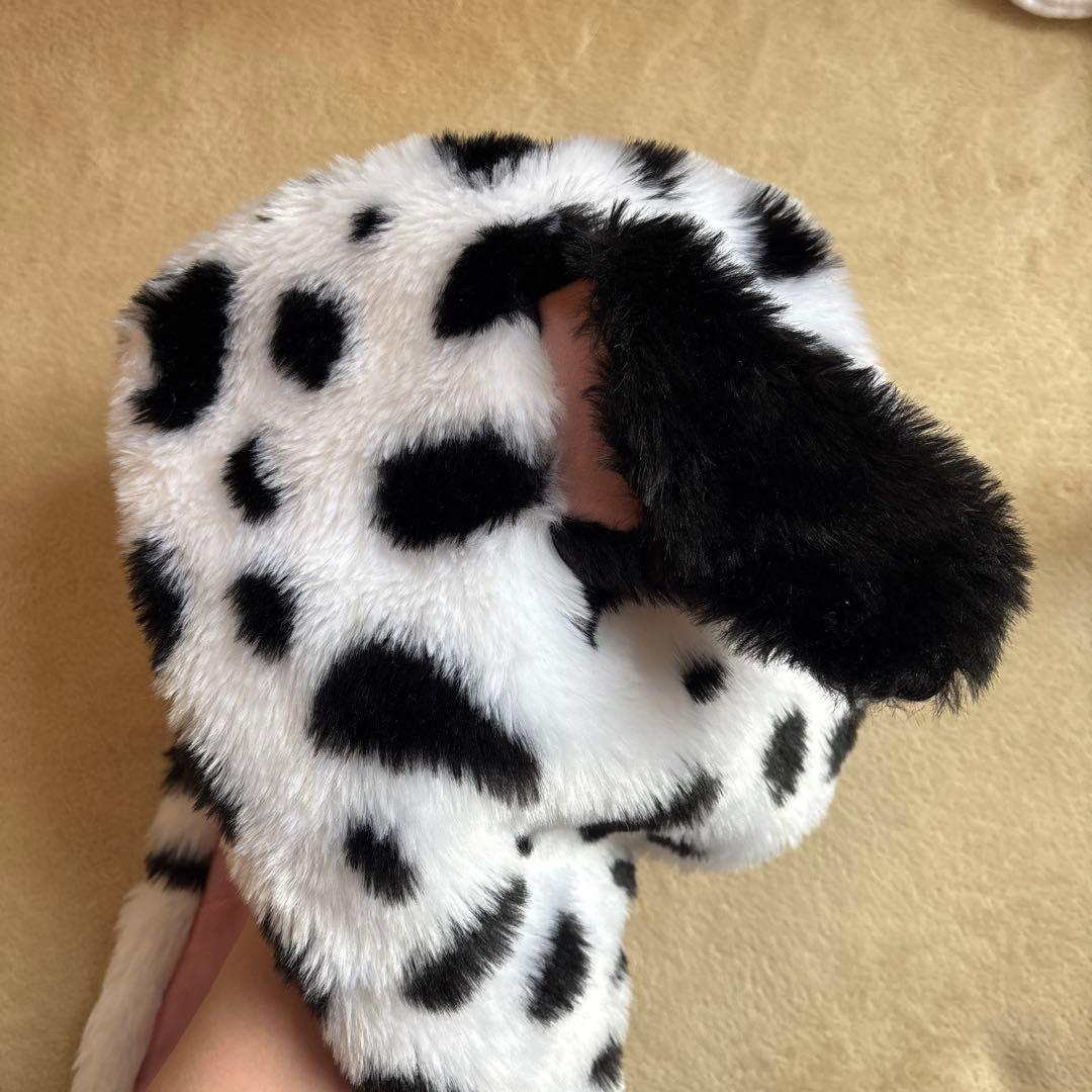 即購入可】ディズニー 101匹わんちゃん マフラーキャップ ファン