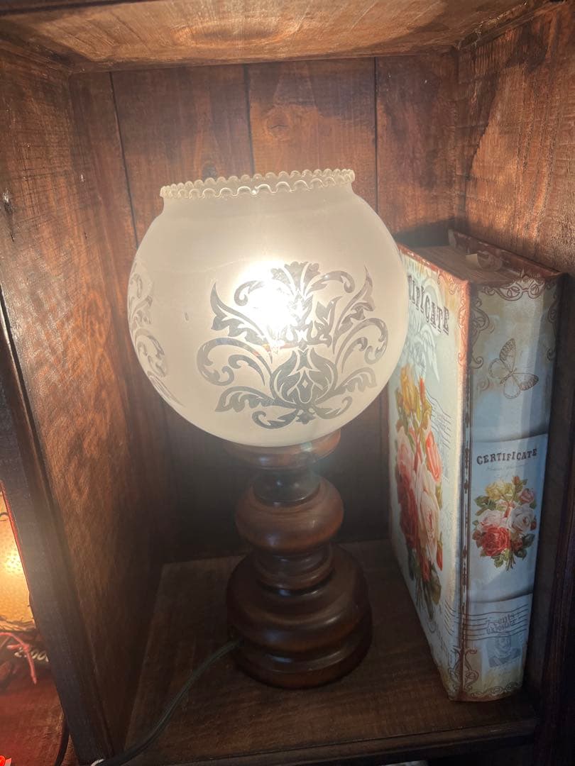 レトロなランプ　高さ31センチ