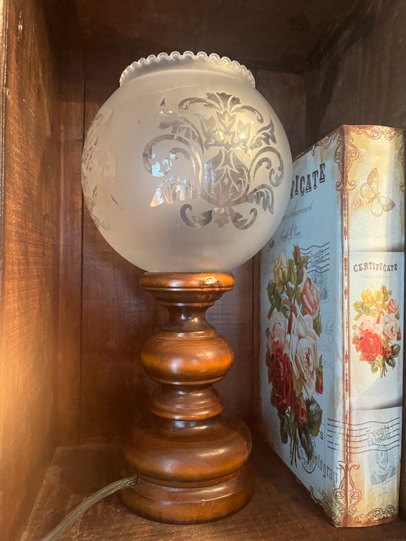 レトロなランプ　高さ31センチ