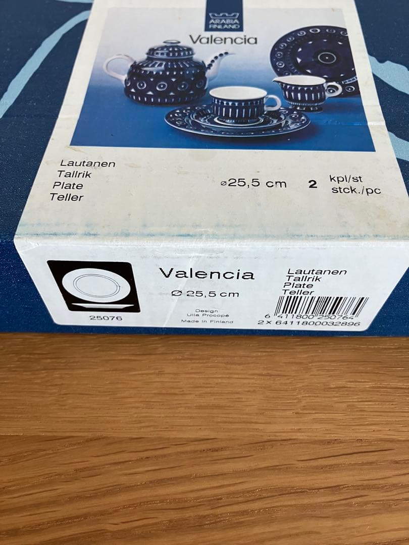【未使用】ARABIA アラビア　バレンシア　皿