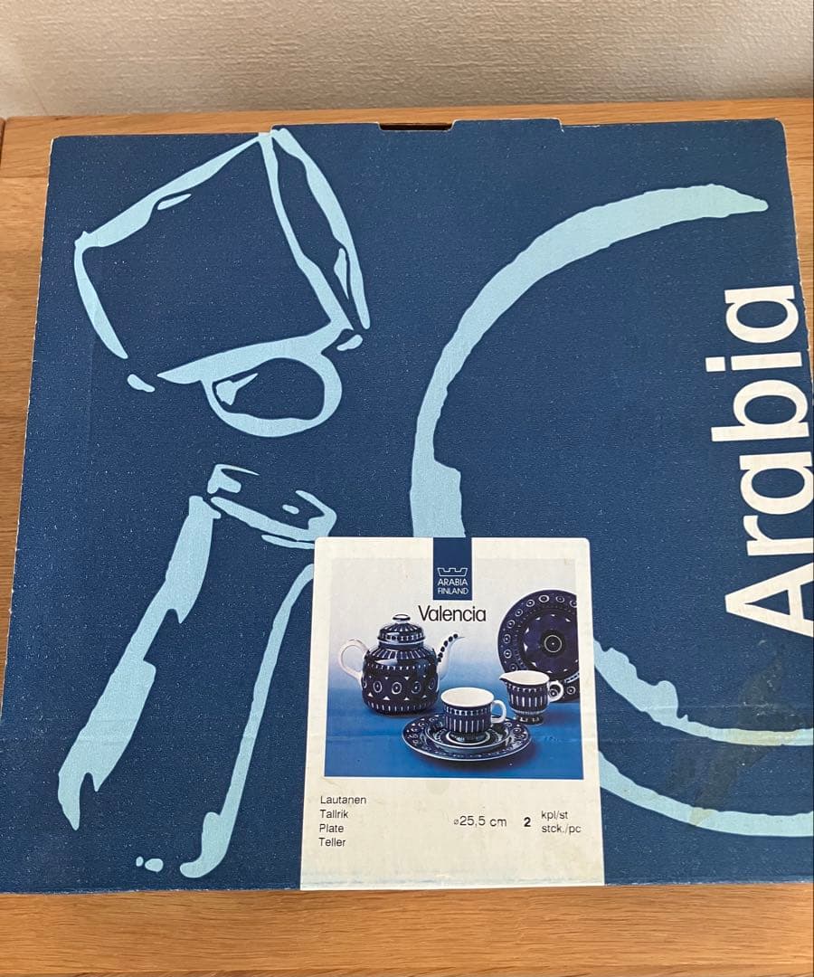 【未使用】ARABIA アラビア　バレンシア　皿