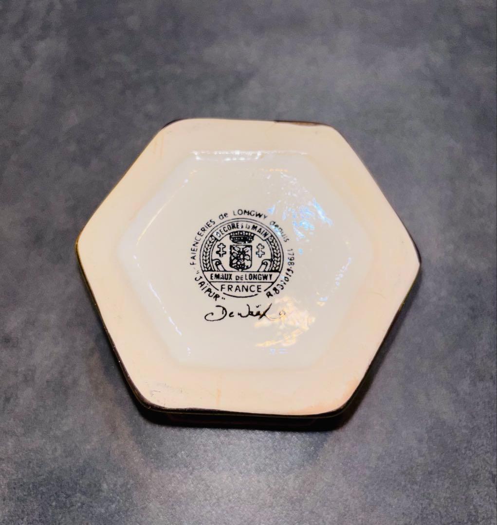 美品 エモードロンウィ JAIPUR エナメルボックス 手描き フランス製