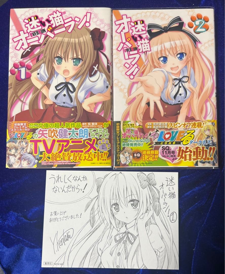 集英社】迷い猫オーバーラン ① ② / 原作・松智洋、漫画・矢吹健太郎