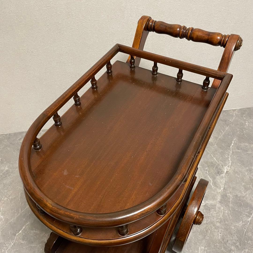 希少　アンティーク トロリーワゴン ワインラックワゴン　キッチンワゴン