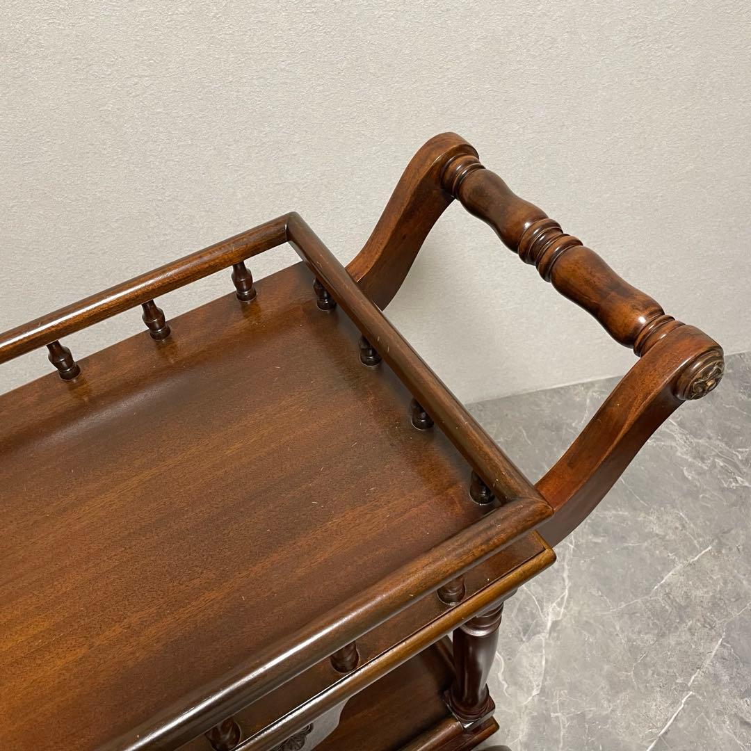 希少　アンティーク トロリーワゴン ワインラックワゴン　キッチンワゴン