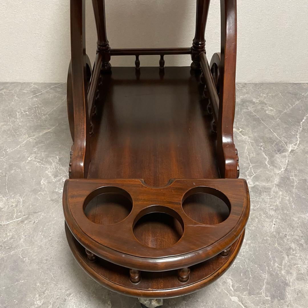 希少　アンティーク トロリーワゴン ワインラックワゴン　キッチンワゴン