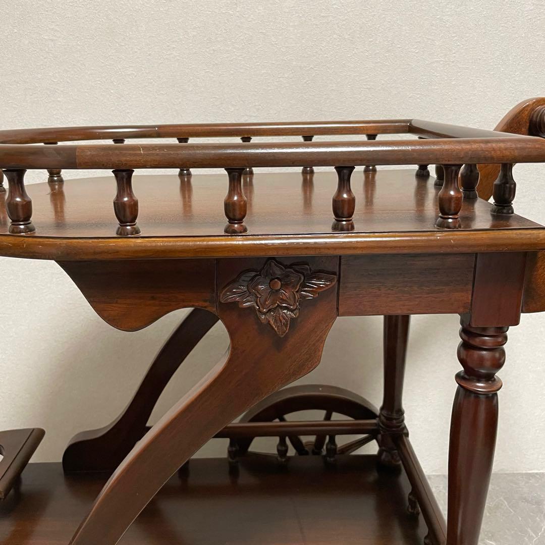 希少　アンティーク トロリーワゴン ワインラックワゴン　キッチンワゴン