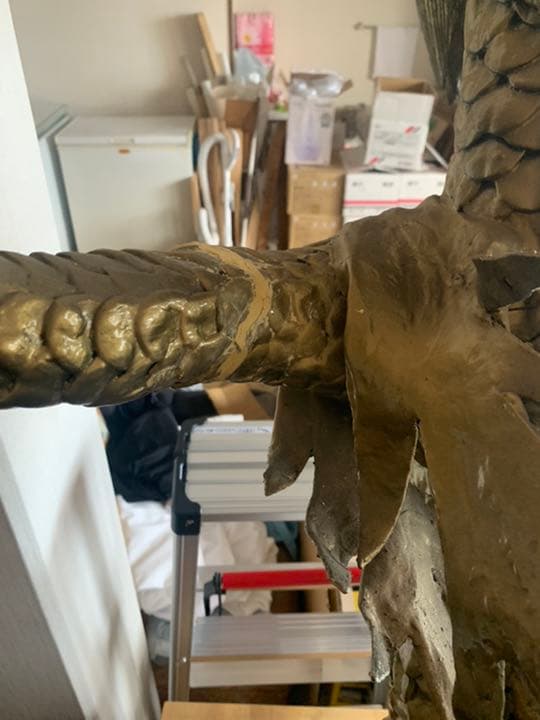 金龍オブジェ　引き取り対応のみ