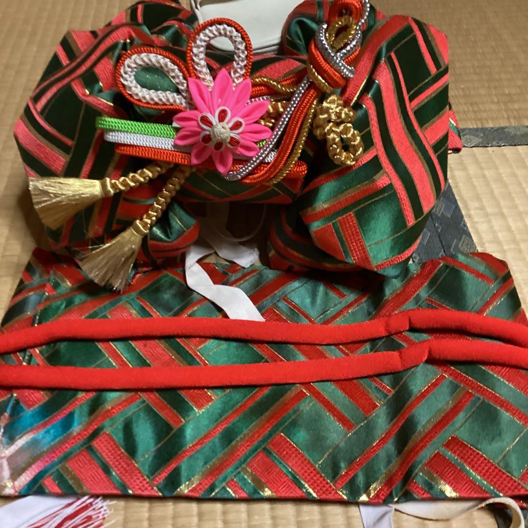 七五三七歳用フルセット　帯幅18センチ草履21、5センチ