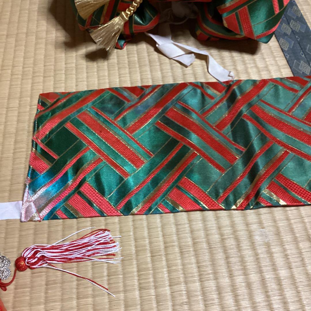 七五三七歳用フルセット　帯幅18センチ草履21、5センチ