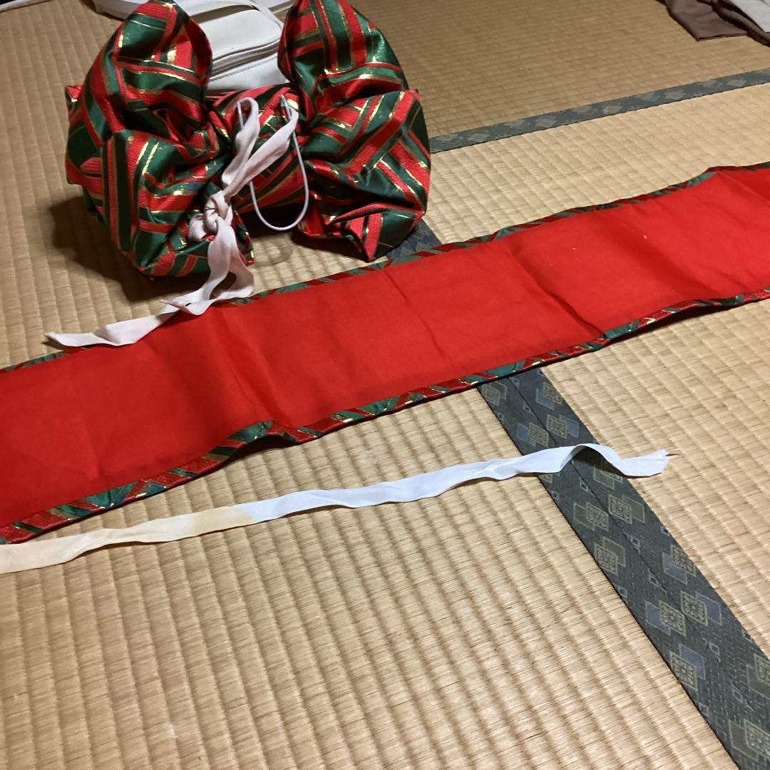 七五三七歳用フルセット　帯幅18センチ草履21、5センチ