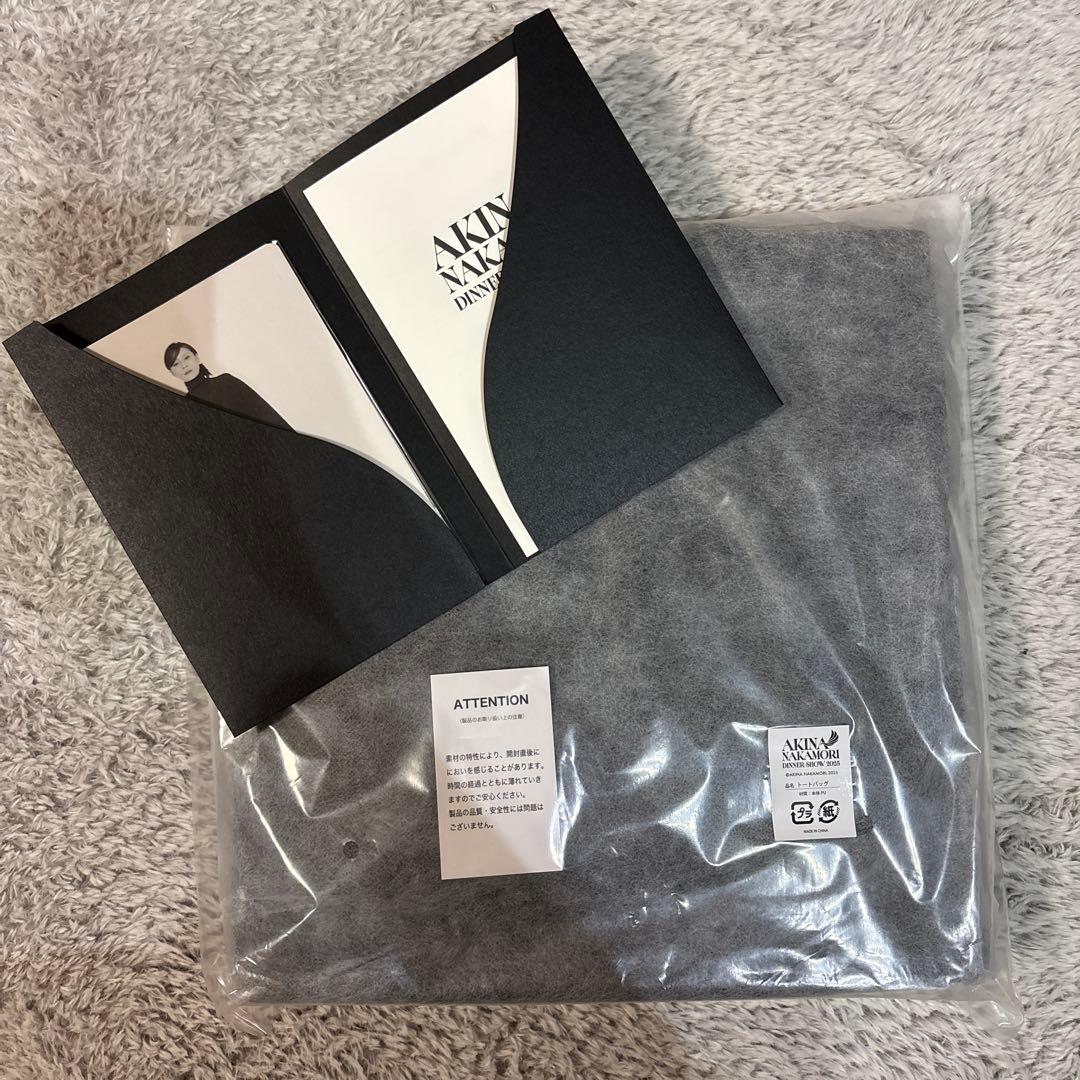 中森明菜 2025 ディナーショー限定トートバッグ ポストカード メニュー