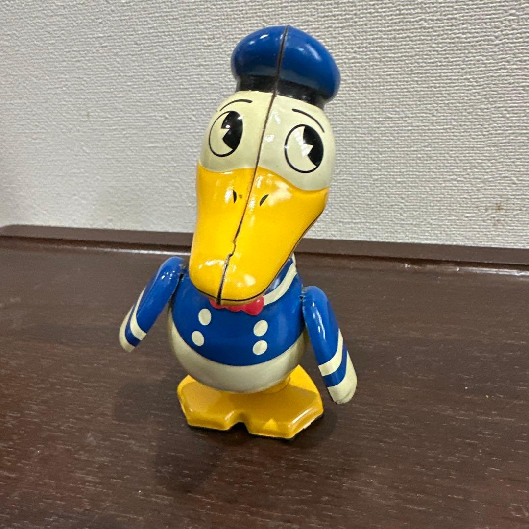 ディズニーヤングエポック社　レトロ　トーイ　コレクション　ドナルドブリキゼンマイ