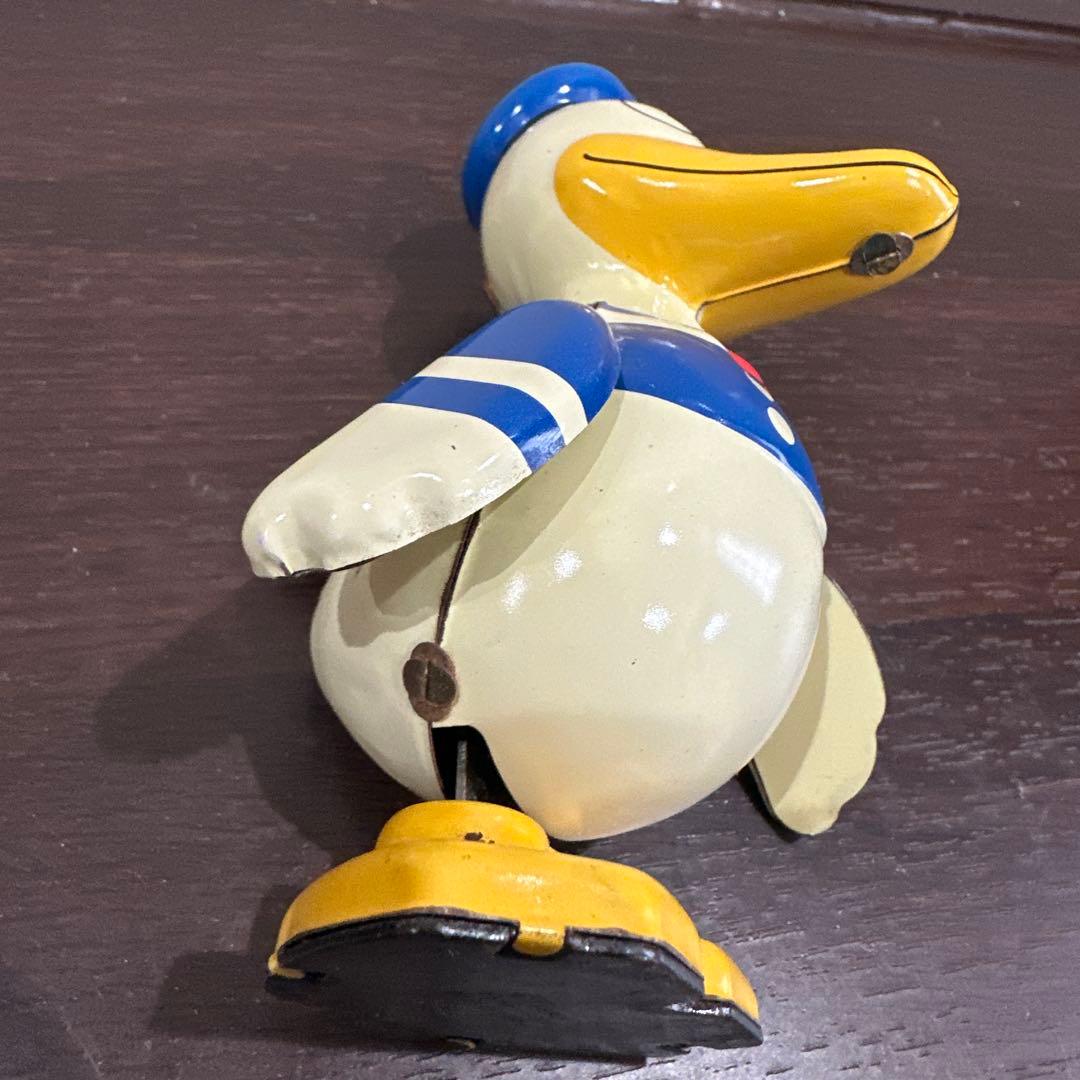 ディズニーヤングエポック社　レトロ　トーイ　コレクション　ドナルドブリキゼンマイ