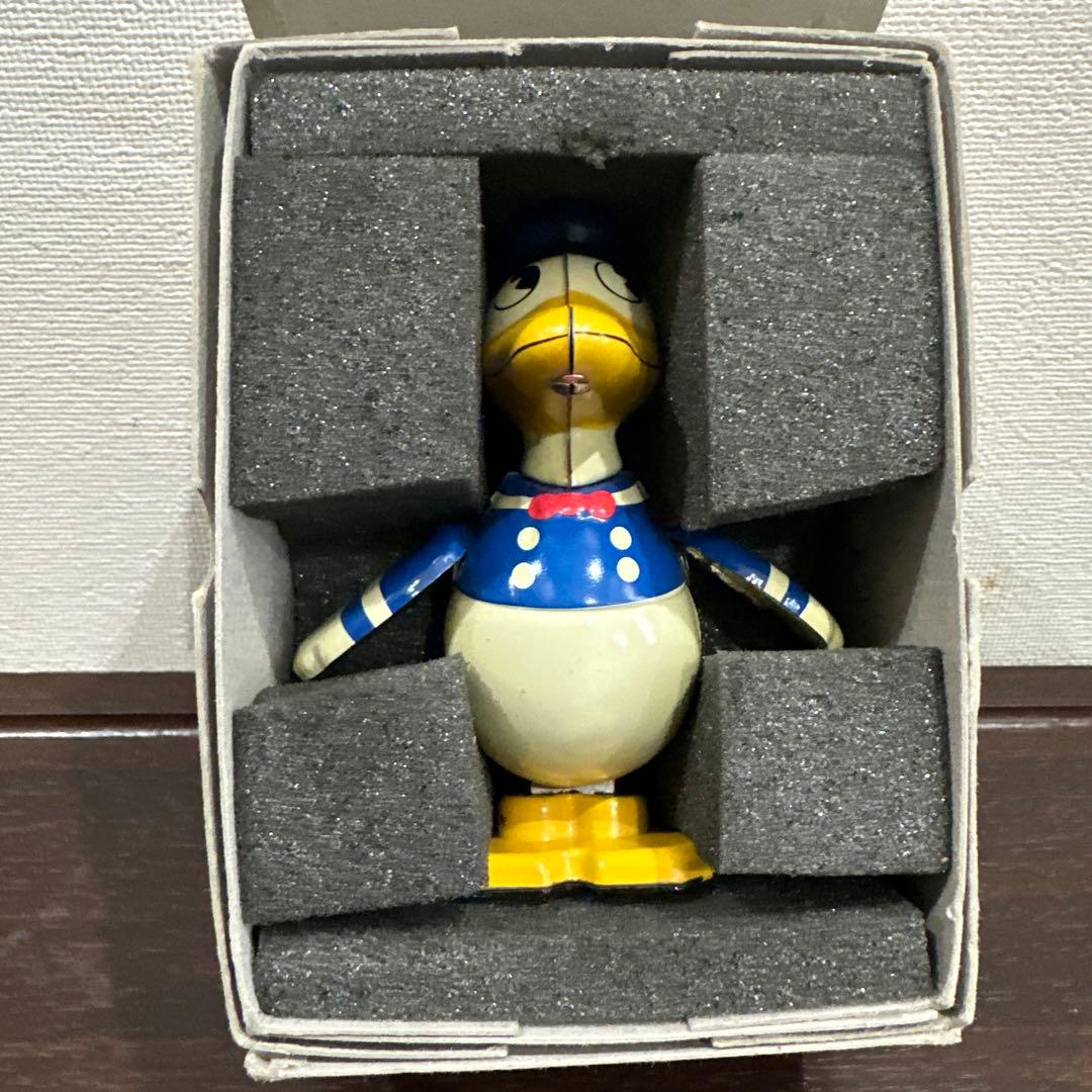 ディズニーヤングエポック社　レトロ　トーイ　コレクション　ドナルドブリキゼンマイ