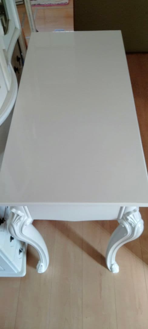 ロココ シャビーシック 猫脚 サイドテーブル コンソールテーブル マントルピース