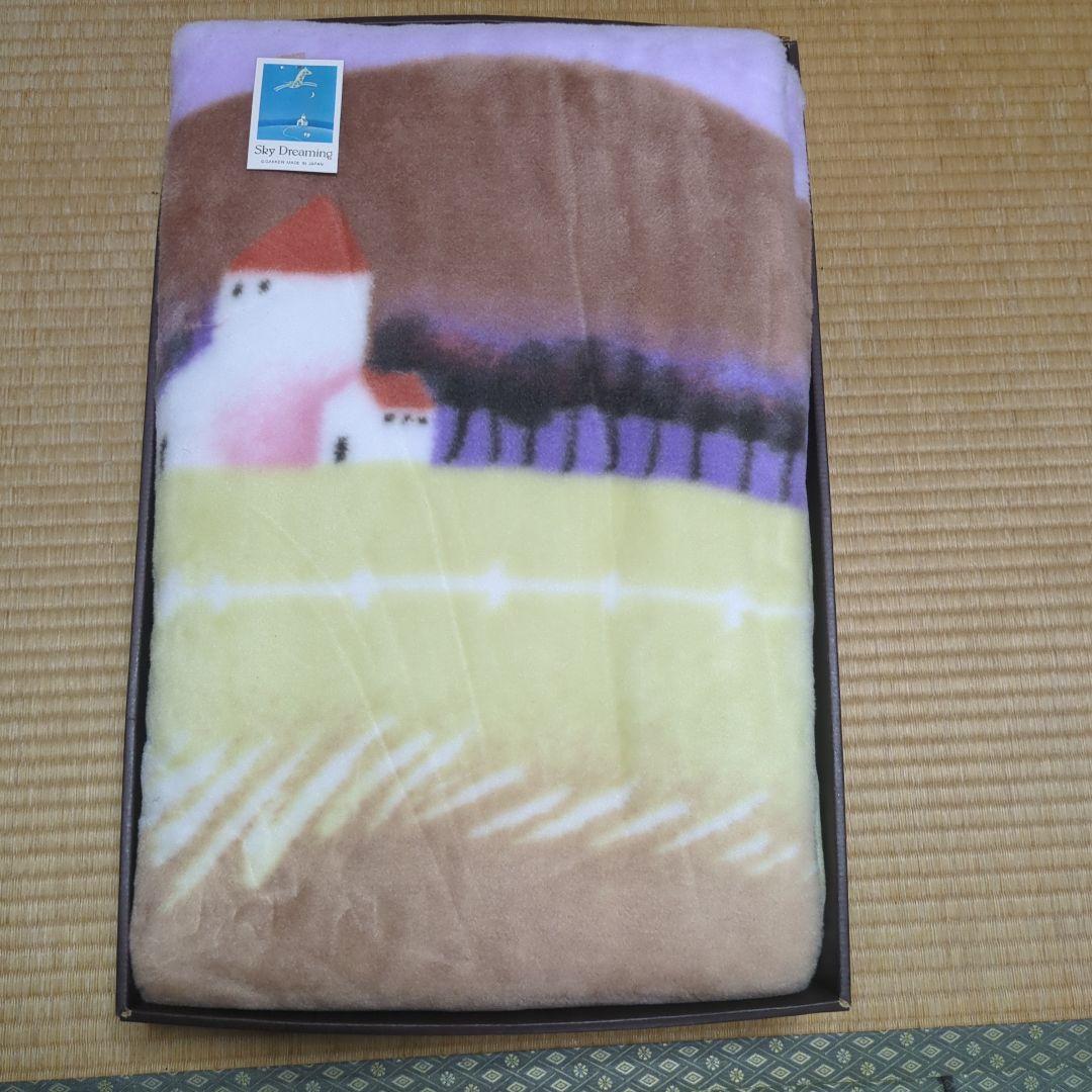 花柄・風景デザイン毛布セット