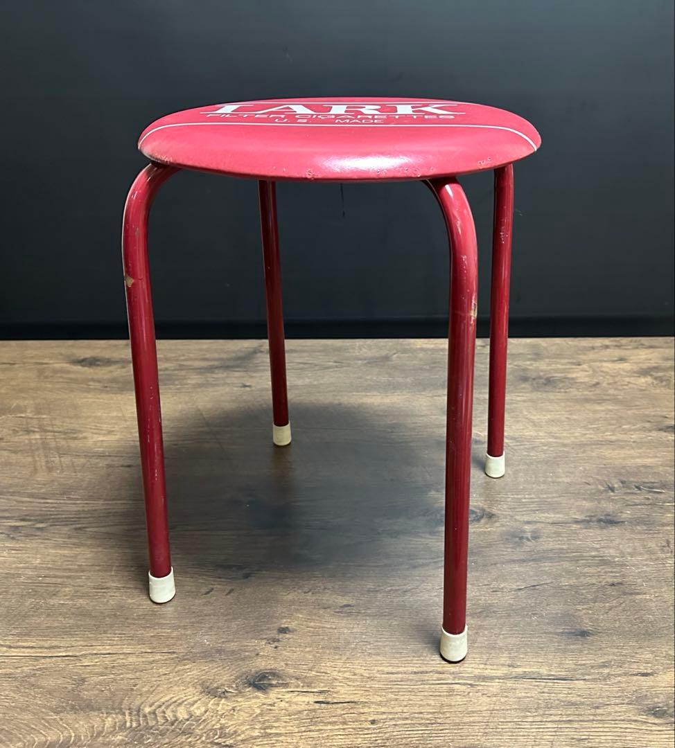 昭和レトロ レアヴィンテージ　LARK 丸椅子 スタッキングスツール 2脚セット